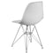 Flash Furniture Elon Series White Plastic Chair with Chrome Base, PK2 2-FH-130-CPP1-WH-GG - alternate 9
